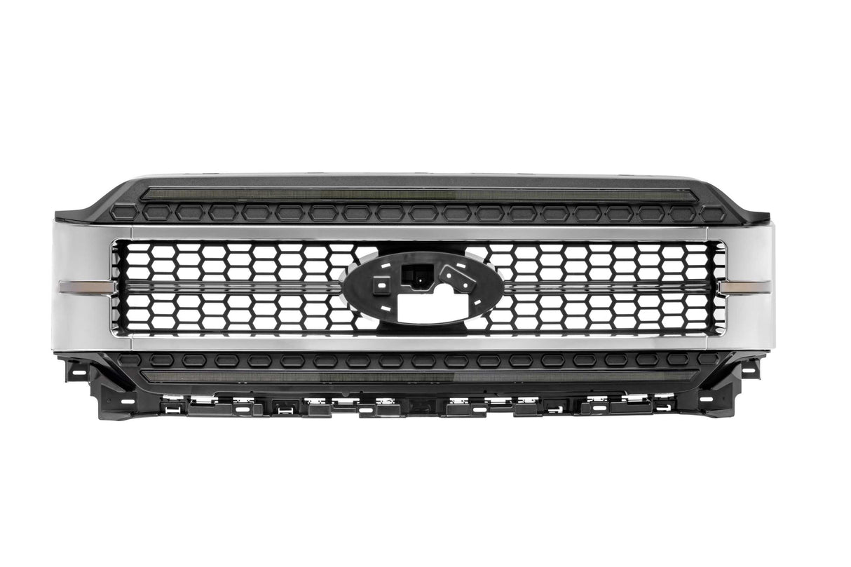 XBG LED Grille: Ford F-150 (21-23 / Chrome / White DRL)