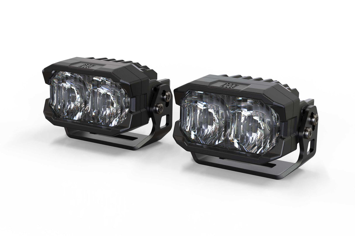 Morimoto 2Banger NCS LED Pod (Combo / Yellow)(Pair)