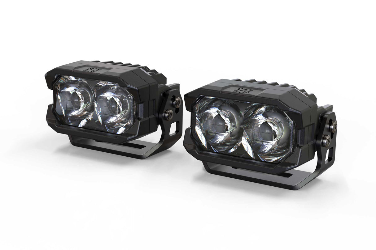 Morimoto 2Banger HXB LED Pod (Spot / White)(Pair)