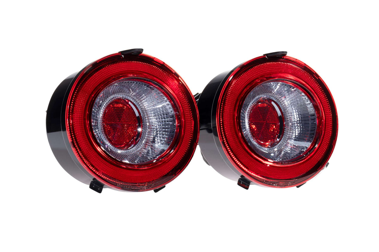 XB LED Tail Lights: Corvette C6 (05-13 / Red Lens / Set)