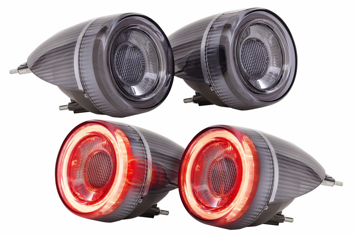 XB LED Tail Lights: Ferrari F430 (05-10 / Smoked Lens / Set)