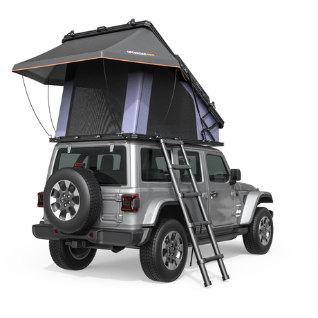 OPENROAD PeakRoof LT V2 Aluminum Hard Shell Roof Top Tent – 4 Season for truck SUV Jeep overland camping