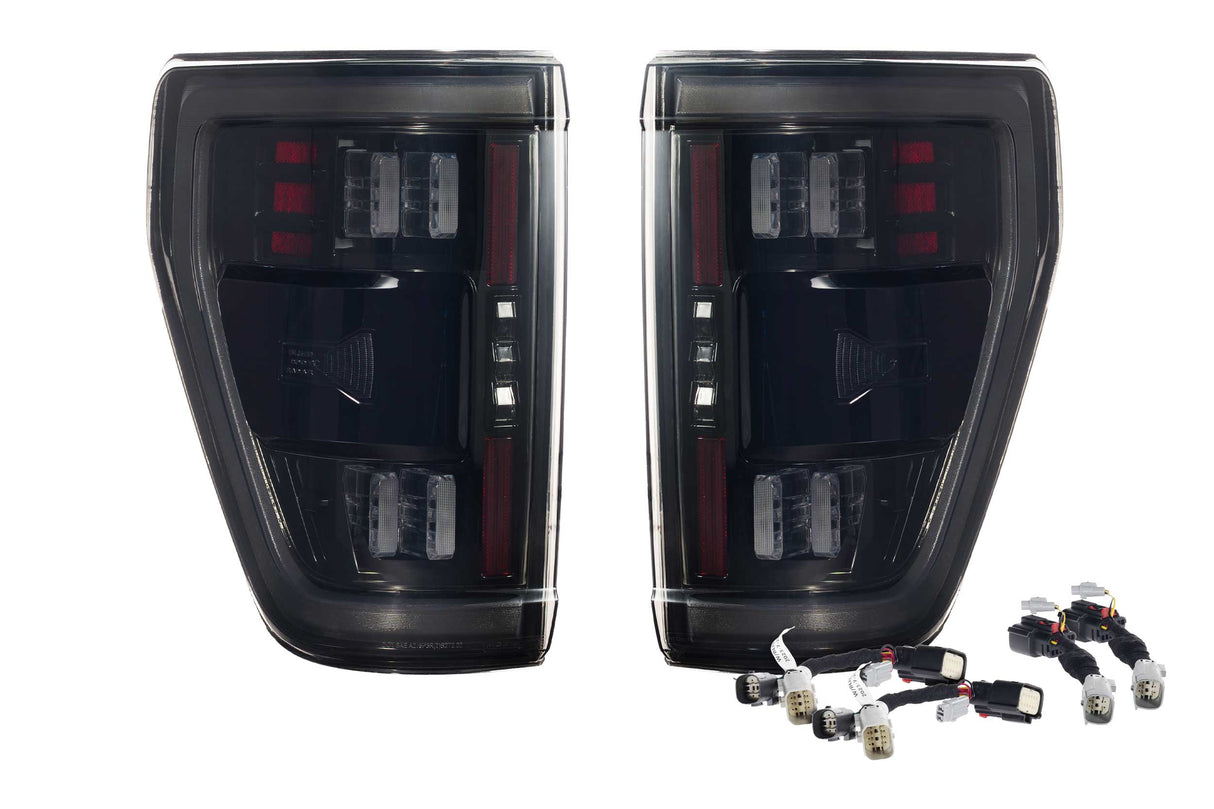 XB LED Tail Lights: Ford F-150 (21+ / Smoked Lens / Set)