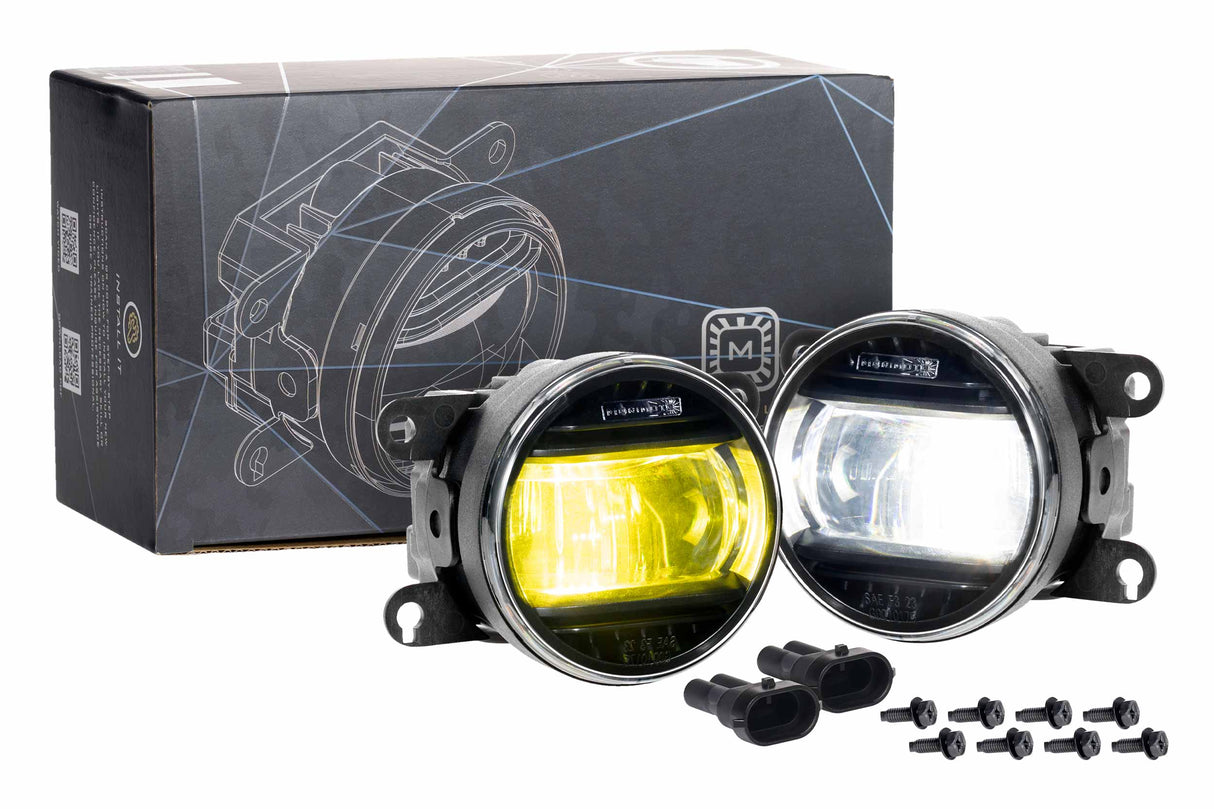 XB Evo+ Fog Lights: Type S (White + Yellow / Set)