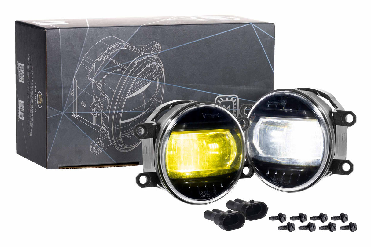 XB Evo+ Fog Lights: Type T (White + Yellow / Set)