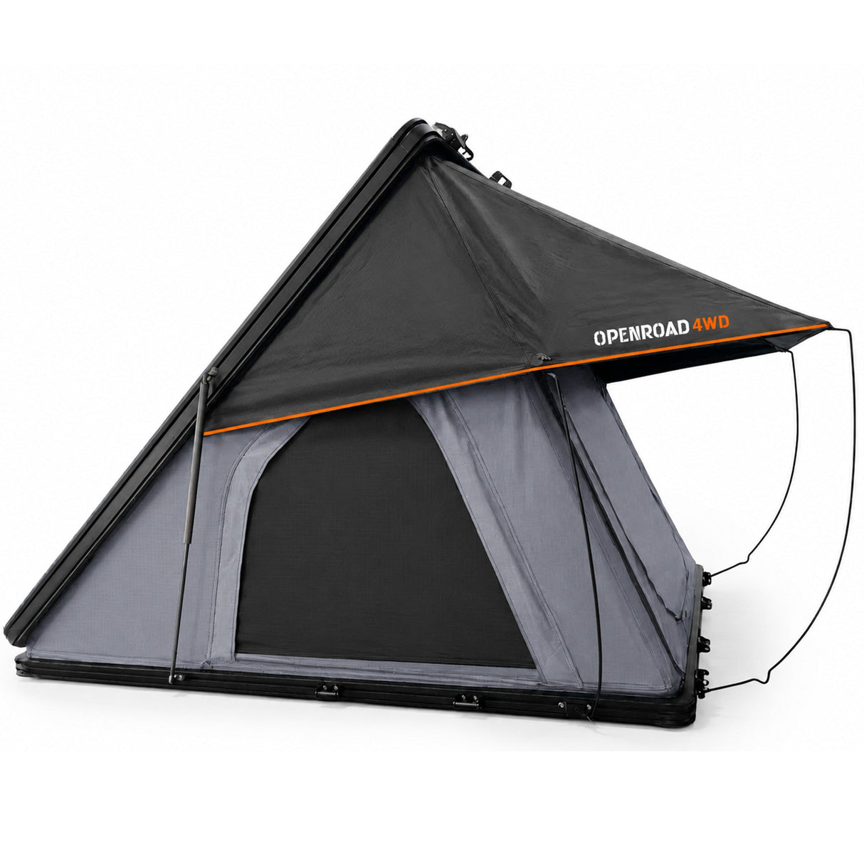 OPENROAD EdgeRoof Aluminum Hard Shell Roof Top Tent – 2-3 Person for truck SUV Jeep overland camping