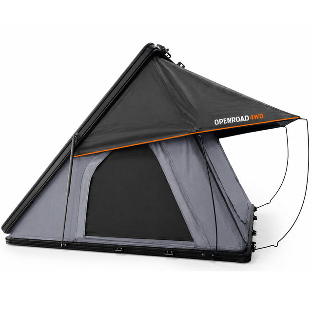 OPENROAD EdgeRoof Aluminum Hard Shell Roof Top Tent – 2-3 Person for truck SUV Jeep overland camping