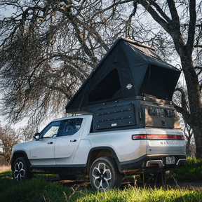 Inca4x4 aluminum pop-up camper for Rivian R1T Gen 1 and Gen 2