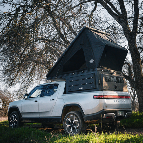Inca4x4 aluminum pop-up camper for Rivian R1T Gen 1 and Gen 2