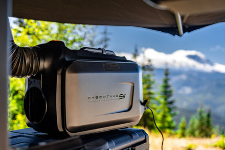 Cybertake S2 Pro portable air conditioner heater for overland camping rooftop tents vans and RVs