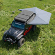 OPENROAD 270° Free Standing Awning – Trail Series mounted on an overland vehicle
