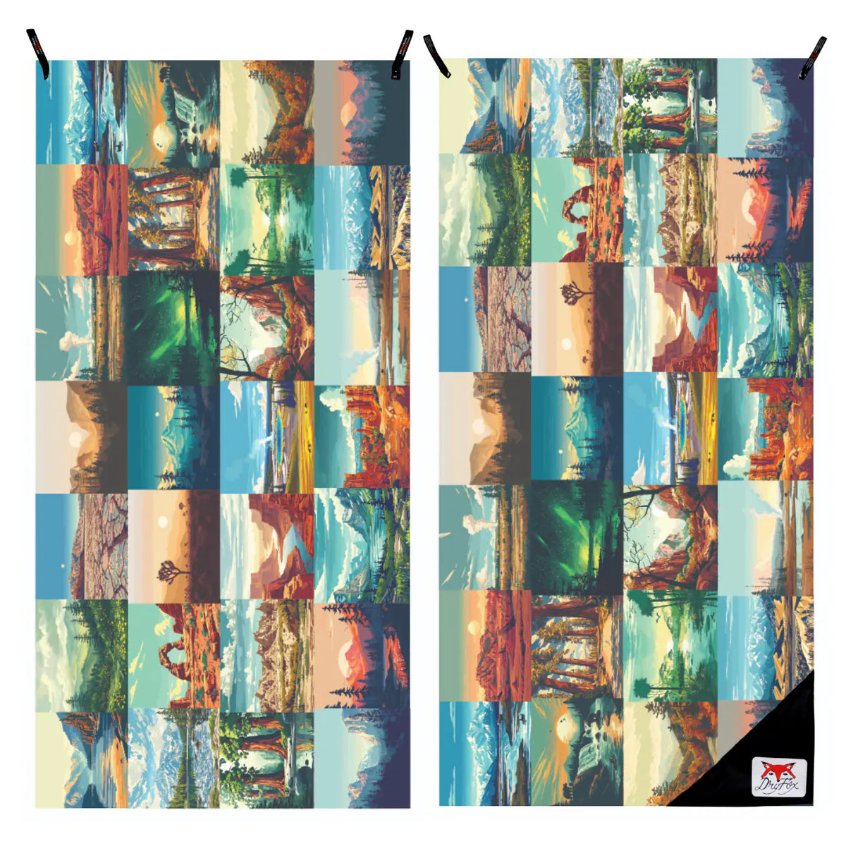 Adventure Towel Beach Size L with Pouch- Explore