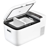 GO20 Dual Zone 12V Portable Freezer - White | ICECO | 20 LT