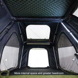 Kabari Z rooftop tent spacious interior and panoramic windows