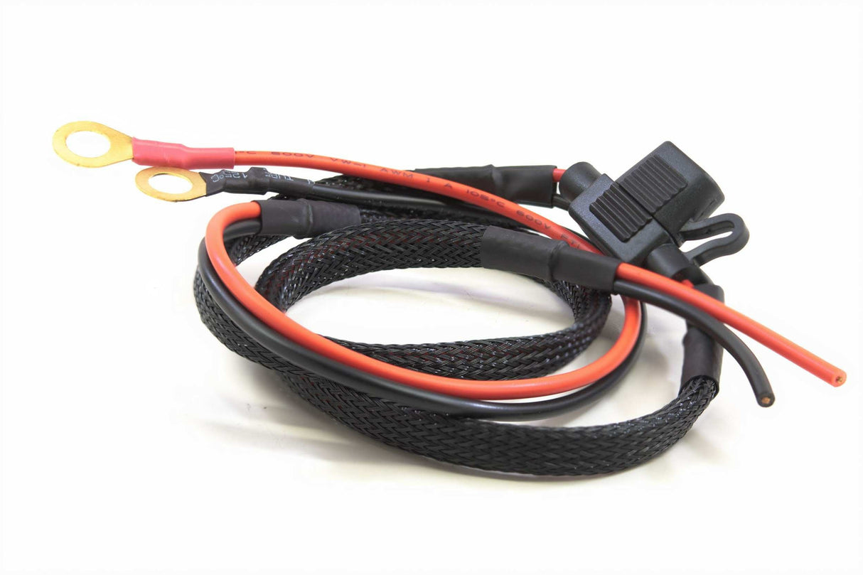 Fuse Box Harness: O-Ring Terminals (12V +/-)