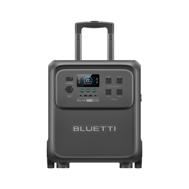 BLUETTI Elite 400 portable power station for overlanding camping truck camper van RV off-grid power