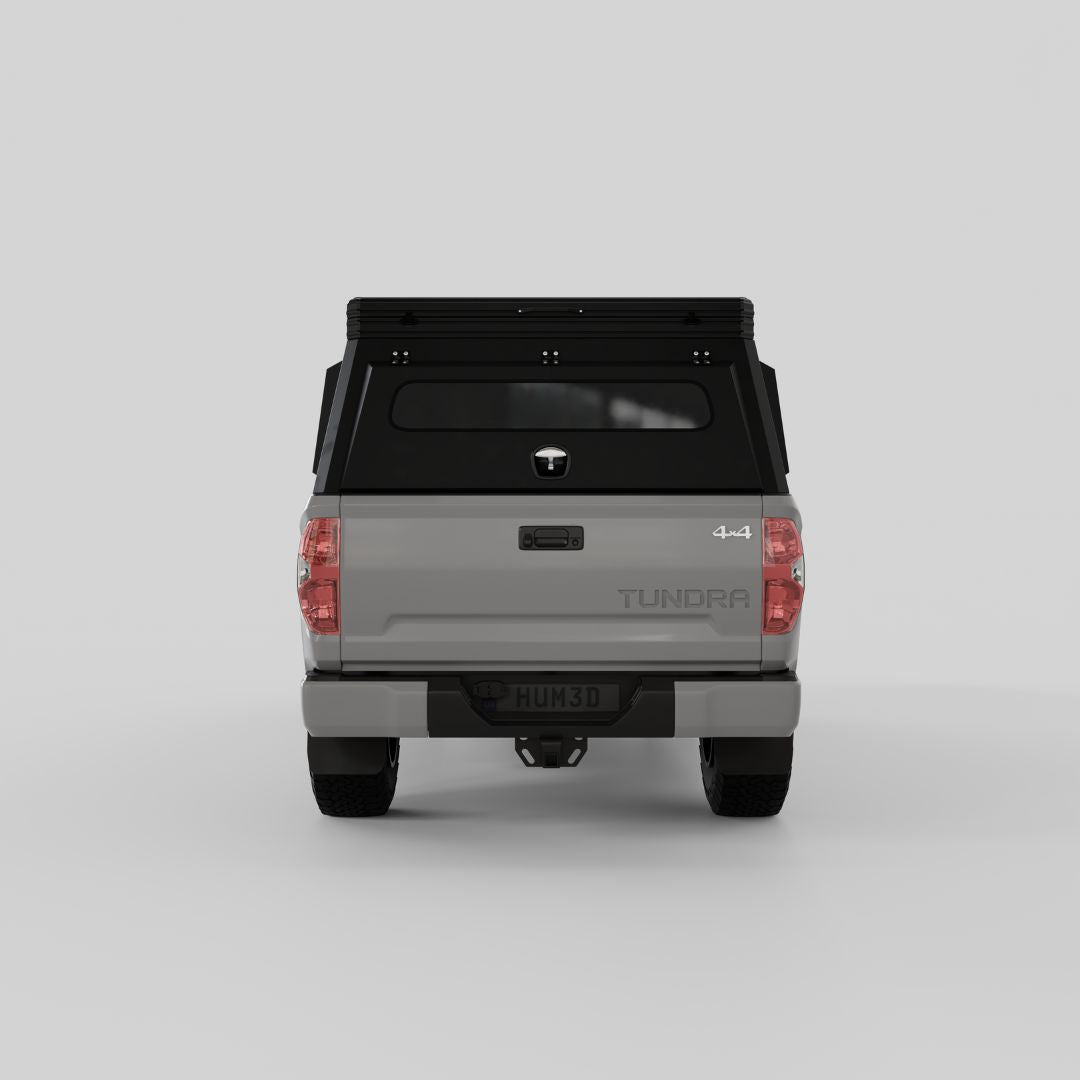 Side view of Inca4x4 pop-up camper on second-generation Toyota Tundra