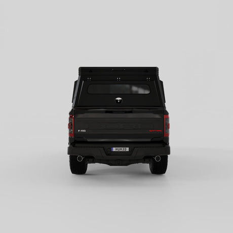 Inca4x4 Ford F-150 camper with side access panel and exterior accessory rails