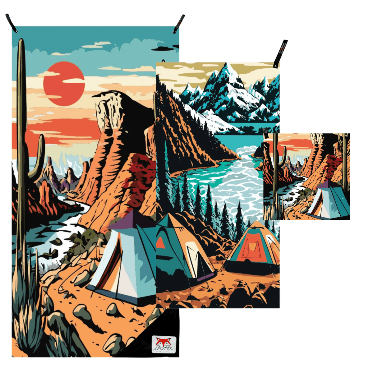 Adventure Towel Travel Set SML- Campout