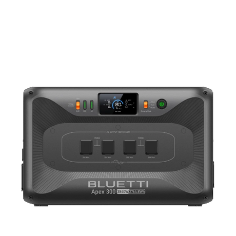BLUETTI Apex 300 portable power station for overlanding camping truck camper van RV off-grid power