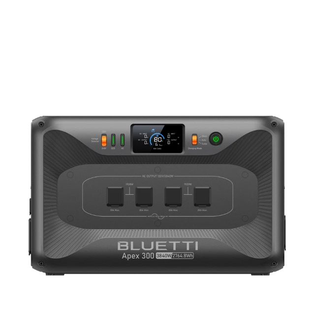 BLUETTI Apex 300 portable power station for overlanding camping truck camper van RV off-grid power
