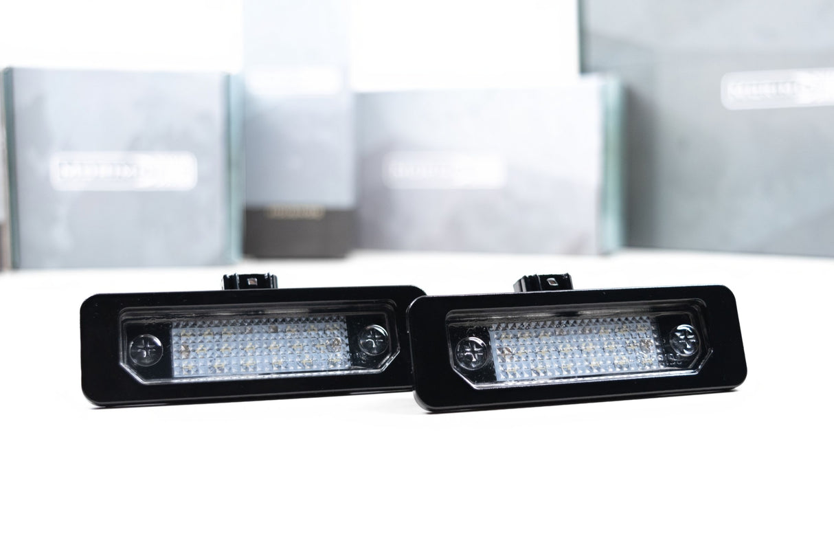 XB LED License Plate Lights: Ford Mustang (10-14 / Set)