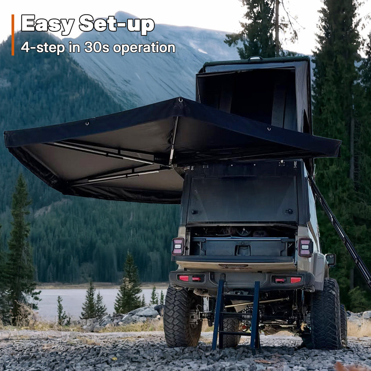 OPENROAD 270 Free Standing Awning for Camping Canada Market openroad4wd.com