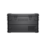 ICECO APL35 dual zone aluminum 12V portable fridge freezer black for overlanding camping RV and truck builds