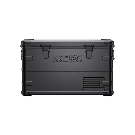 ICECO APL35 dual zone aluminum 12V portable fridge freezer black for overlanding camping RV and truck builds