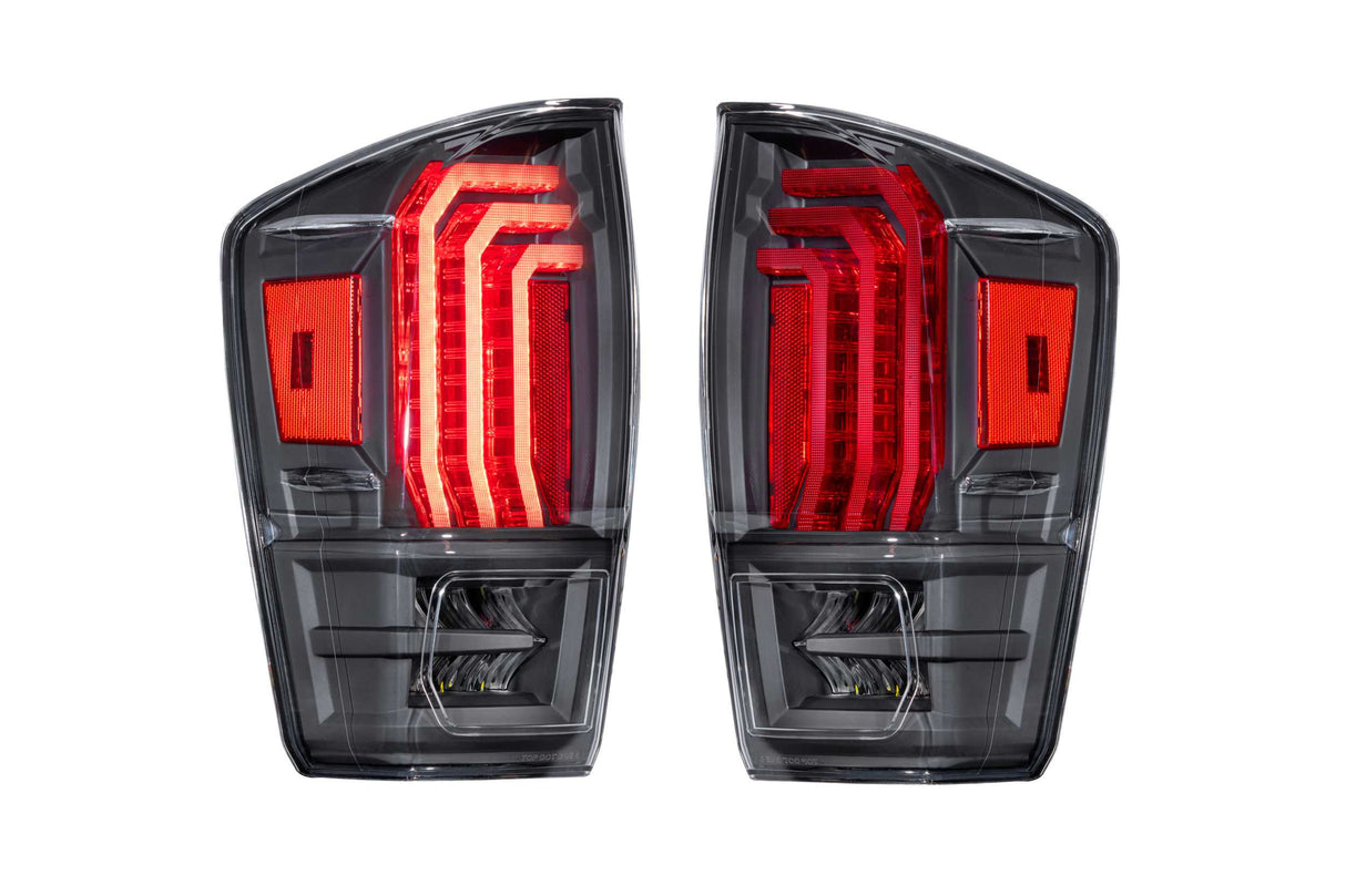 XB LED Tail Lights: Toyota Tacoma (16-23 / Clear Lens / Set)