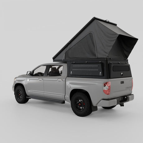 Inca4x4 Toyota Tundra camper with wedge roof open