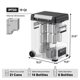 ICECO IPT20 18.3L compact 12V truck freezer product image 5