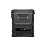 ICECO APL35 dual zone aluminum 12V portable fridge freezer black for overlanding camping RV and truck builds