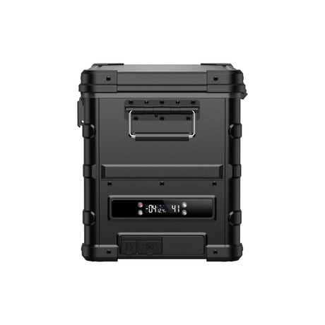 ICECO APL35 dual zone aluminum 12V portable fridge freezer black for overlanding camping RV and truck builds