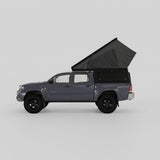 Side profile of Inca4x4 pop-up camper for 2005-2015 Toyota Tacoma