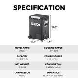 ICECO IPT20 18.3L compact 12V truck freezer product image 6
