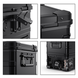 ICECO APL35 dual zone aluminum 12V portable fridge freezer black for overlanding camping RV and truck builds