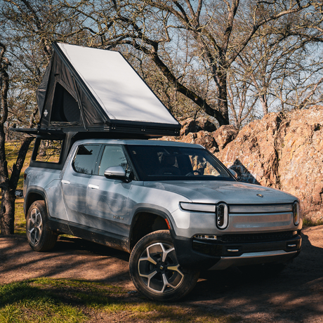 Rivian R1T overland build with Inca4x4 aluminum camper