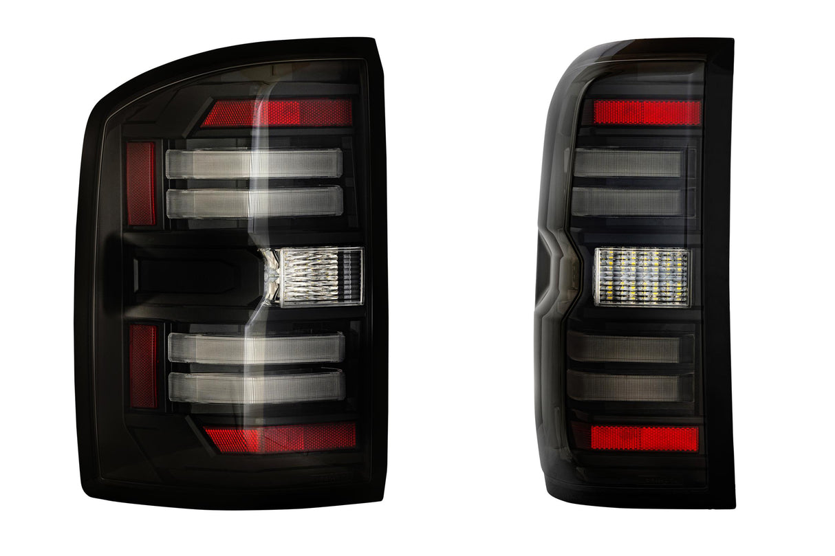 XB LED Tail Lights: GMC Sierra (14-18) (Set / Smoked)