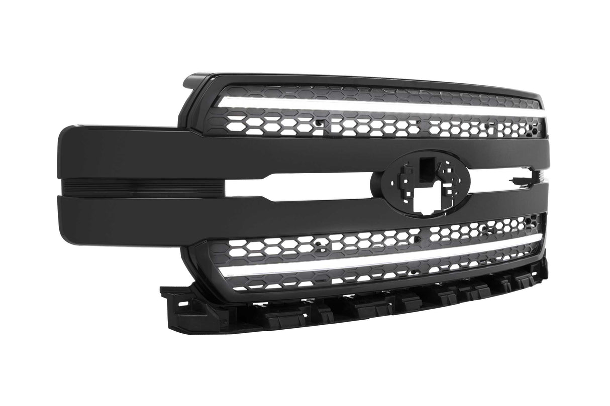 XBG LED Grille: Ford F-150 (18-20 / Unfinished / White DRL)