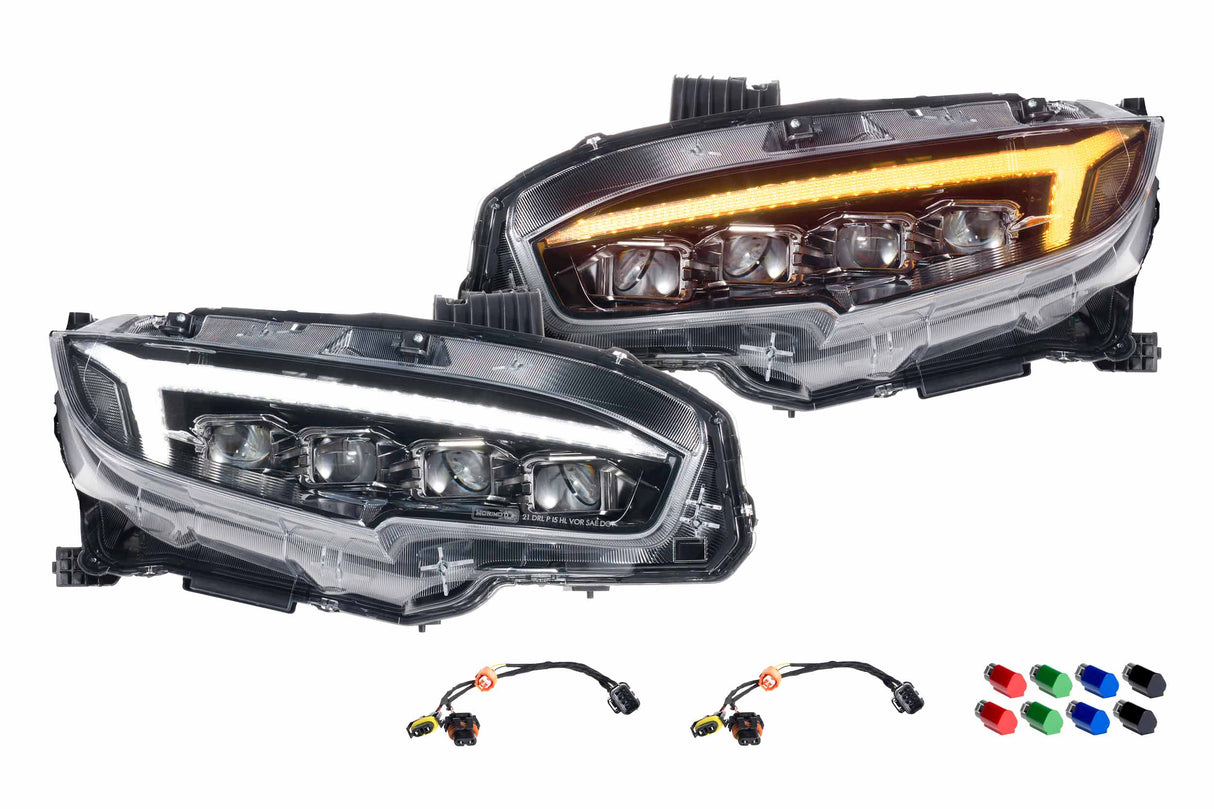 XB LED Headlights: Honda Civic (16-21 / Gen II / Set)