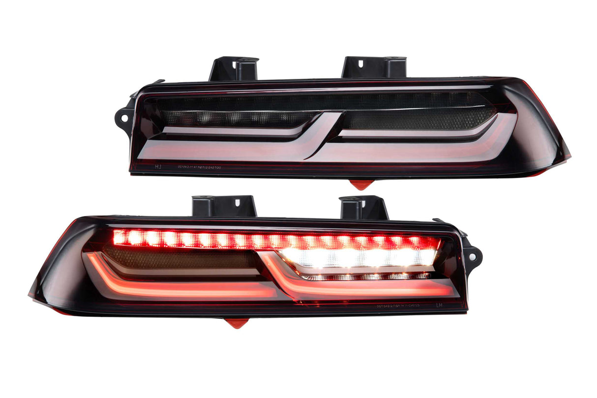 XB LED Tail Lights: Chevrolet Camaro (14-15 / Red Lens / Set)