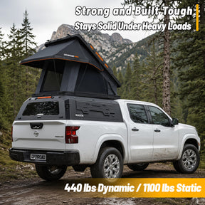 OPENROAD aluminum truck cap for Nissan Frontier 2022-2026 5.0ft Bed