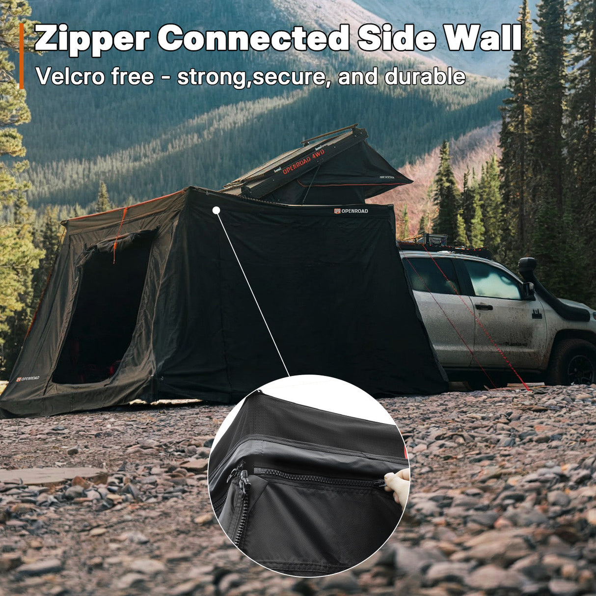 OPENROAD 270 Free Standing Awning for Camping awnings openroad4wd.com
