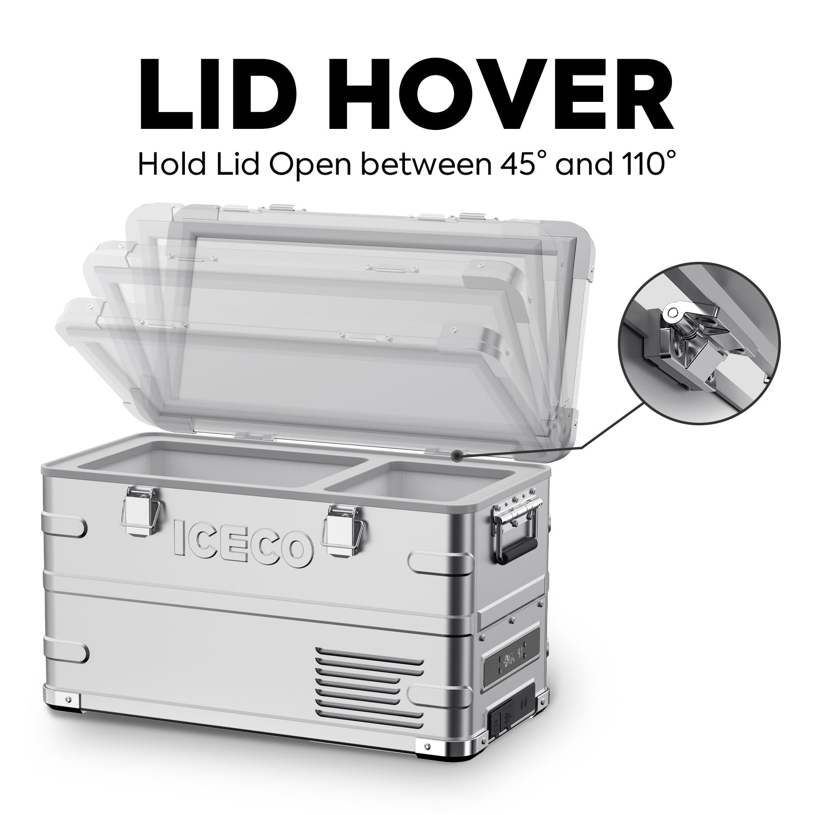 APL35 Dual Zone Aluminum Fridge refrigerator| ICECO | 35 LT – Inca