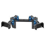 2022 Ford Super Duty (Compatible With 12” Screen ONLY) Tackform Assault Track Picatinny Dash Bracket With Dual 20LITE Phone Mounts