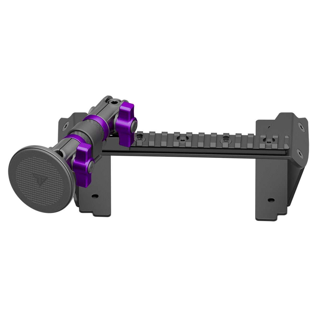 2022 Ford Super Duty (Compatible With 12” Screen ONLY) Tackform Assault Track Picatinny Dash Bracket With MagSafe Phone Mount