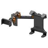 2022 Ford Super Duty (Compatible With 12” Screen ONLY) Tackform Assault Track Picatinny Dash Bracket With 20LITE Phone & Tablet Mounts