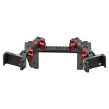 2022 Ford Super Duty (Compatible With 12” Screen ONLY) Tackform Assault Track Picatinny Dash Bracket With Dual 20LITE Phone Mounts