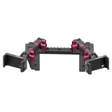 2022 Ford Super Duty (Compatible With 12” Screen ONLY) Tackform Assault Track Picatinny Dash Bracket With Dual 20LITE Phone Mounts